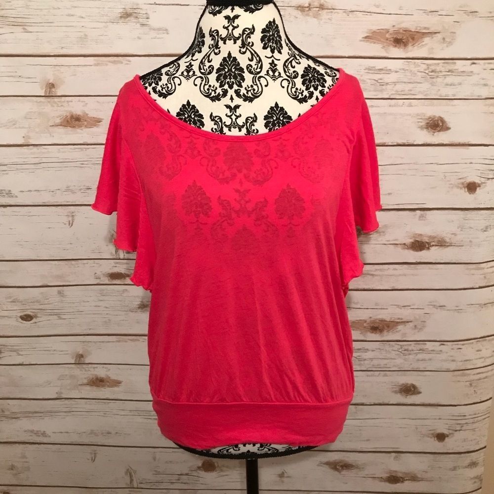 NWOT Express Flutter Sleeve Top-Size Small
